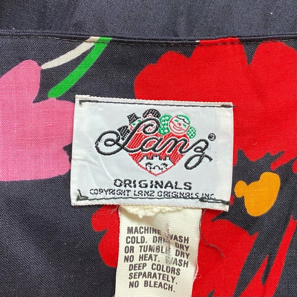 Vintage Lanz Floral Wrap Dress - Picture 8 of 8